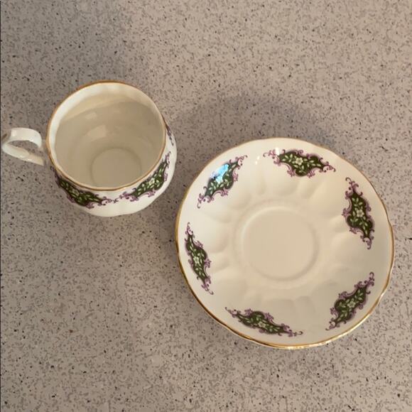 Ashley Bone China tea cup & saucer set English Porcelain Floral Pattern - Picture 6 of 8